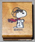 Flying Ace Rubber Stamp