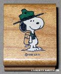 Snoopy beaglescout Rubber Stamp