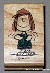 Peppermint Patty dancing Rubber Stamp