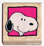 Snoopy Portrait Rubber Stamp