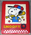 Snoopy wearing baseball uniform Sliding Picture Puzzle