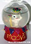 Jester Snoopy Macy's Snowglobe