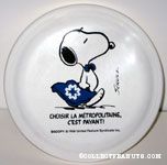 Snoopy Metlife Agent French Flying Disc