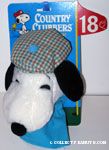 Snoopy wearing tartan tam hat Golf Club Cover