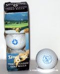 Snoopy golfing Metlife Golf Balls