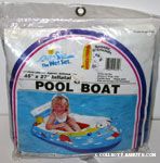 Snoopy waterskiing Pool Boat