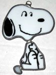 Snoopy Sitting Sun Catcher