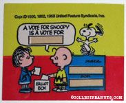 Linus and Charlie Brown Ballot Box