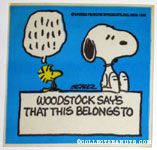 Snoopy and Woodstock