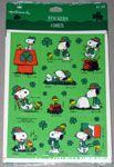 Snoopy & Woodstock St. Patrick's Day Stickers