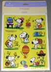 Snoopy & Woodstock Easter Stickers