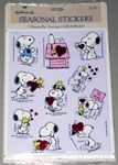 Snoopy & Woodstock Valentine's Day Stickers