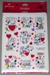 Snoopy & Woodstock Valentine's Day Stickers