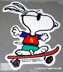 Joe Cool on Skateboard Sticker