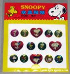 Snoopy Portrait with Woodstock Stickers