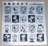 Snoopy playing Basketball Stickers