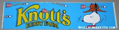Snoopy getting hat shot off by arrows Knott's Berry Farm Bumper Sticker