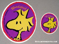 Woodstock portrait in oval shape Sticker