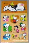 Snoopy crawling on belly Stickers