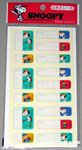 Charlie Brown, Snoopy & Woodstock golfing Name Labels