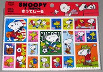 Charlie Brown feeding Snoopy  Stickers