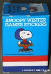 Snoopy Winter Games Olympics roll of Stickers