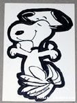 Snoopy dancing Sticker