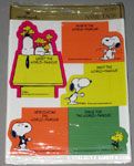 Snoopy & Woodstock Name Tag Stickers