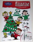 Peanuts Gang Christmas Moveable Decoration Sticker