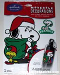 Santa Snoopy Moveable Decoration Sticker