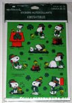 Snoopy & Woodstock St. Patrick's Day Stickers