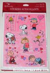 Peanuts Valentine's Day Stickers
