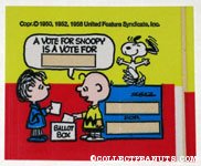 Linus and Charlie Brown Ballot Box