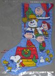 Peanuts Gang outdoors in snow Stocking