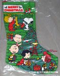 Peanuts Gang around Christmas tree Stocking