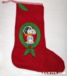 Snoopy Flying Ace Christmas Stocking