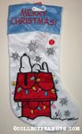 Snoopy on doghouse 'Merry Christmas' Christmas Stocking