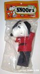 Snoopy rag doll wearing red tshirt & jeans