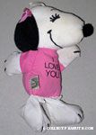Belle 'I Love You' Bean Bag Doll