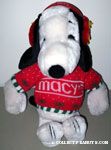 Snoopy wearing sweater and Woodstock ear muffs Plush