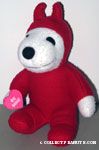 Snoopy Valentine's Devil Plush
