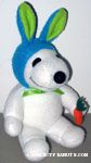 Snoopy Easter Beagle with carrot  Plush