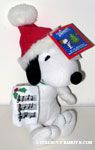 Snoopy caroller with sheet music Plush