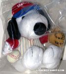 Snoopy baseball uniform Plush