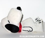 Snoopy laying on back Felt Doll