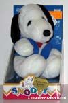 Snoopy wearing blue vest