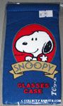 Snoopy portrait medallion Glasses Case