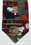Snoopy & Woodstock doing chores Necktie