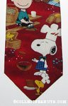 Peanuts gang Fourth of July cookout and fireworks Necktie
