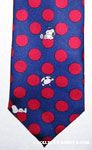Snoopy with polka dots Necktie